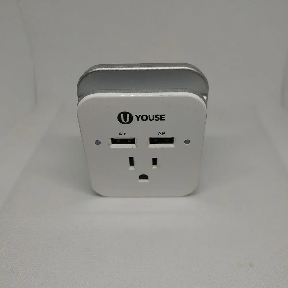 Dual usb & wall outlet charger 3.1 amp